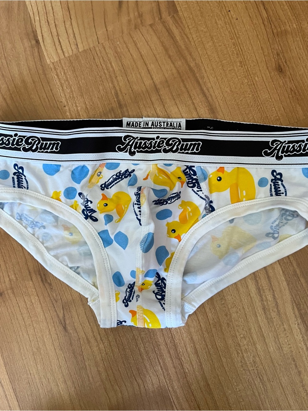 AussieBum Cotton Soft Rubber Duck Print Briefs